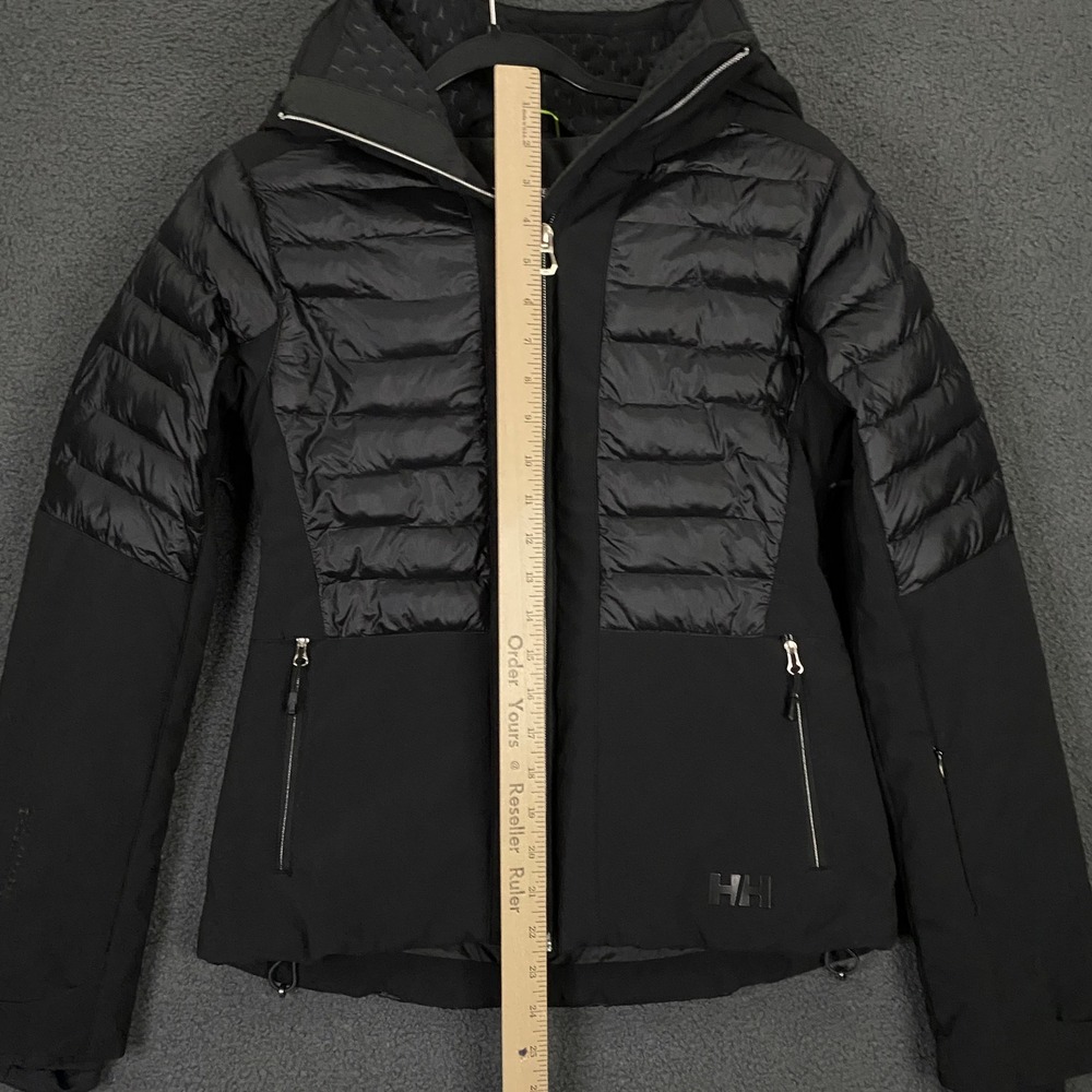 Helly Hansen Avanti Insulated Ski Jacket Womens XS Black Tech Professional - Picture 16 of 16